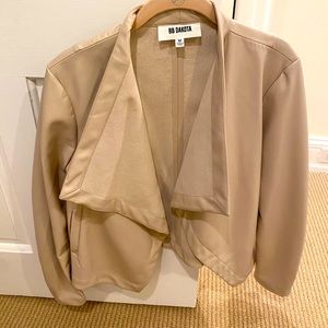 BB Dakota Faux Leather Jacket-Short Tan**Great Condition make me an offer